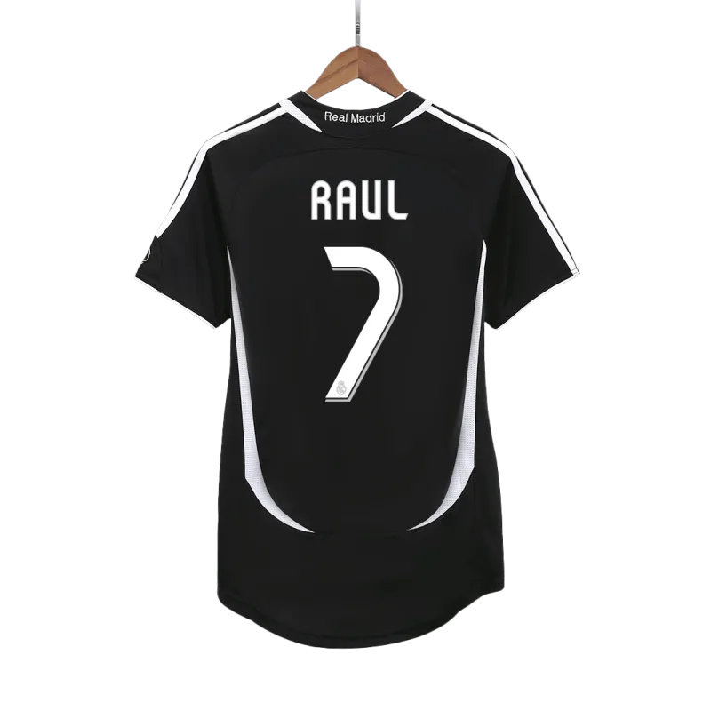 Vintage Soccer Jersey RAUL #7 Real Madrid Away 2006/07
