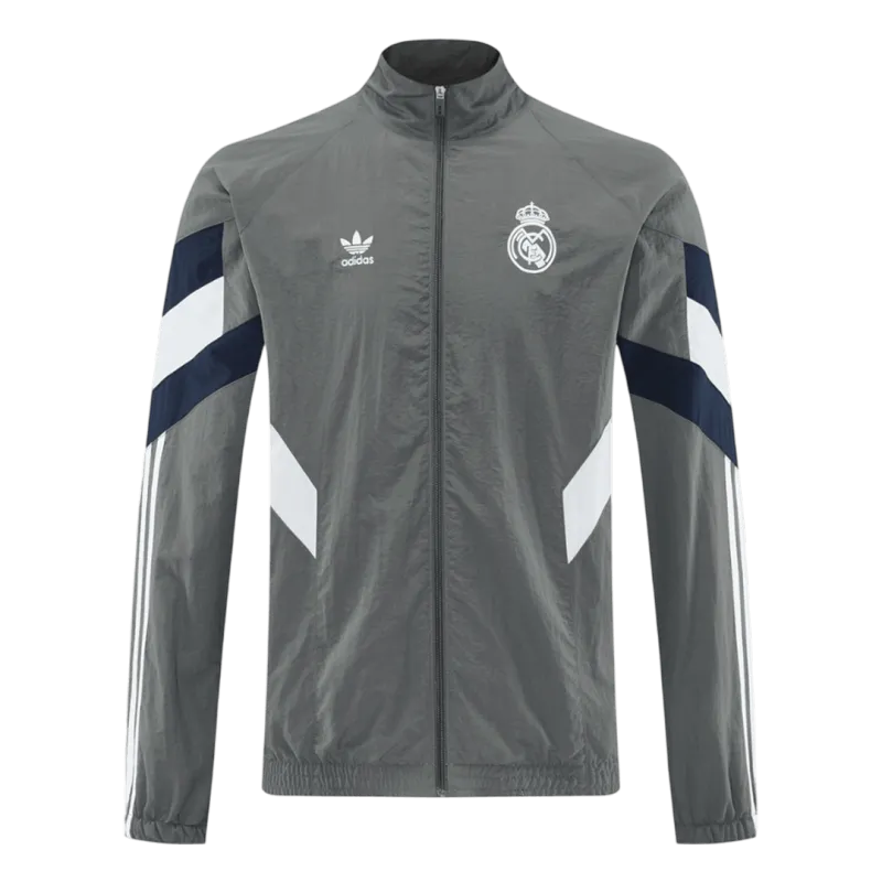 Real Madrid Windbreaker Jacket 2025/26 – Gray