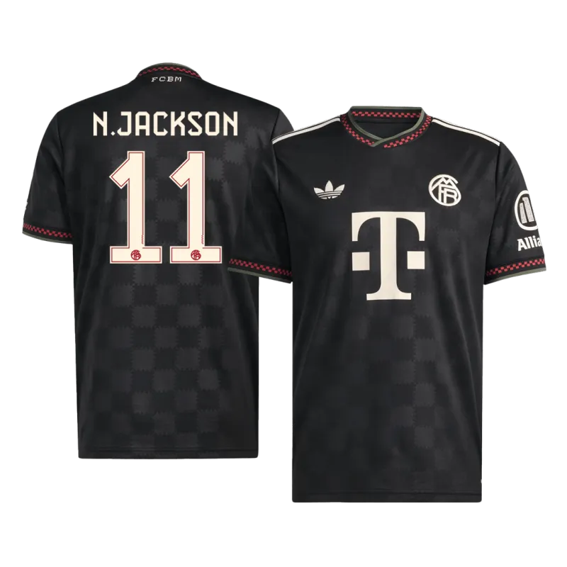 N.JACKSON #11 Bayern Munich Third Away Soccer Jersey 2025/26