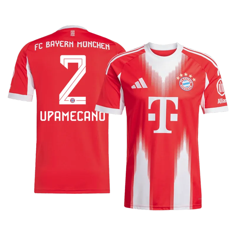 UPAMECANO #2 Bayern Munich Home Soccer Jersey 2025/26