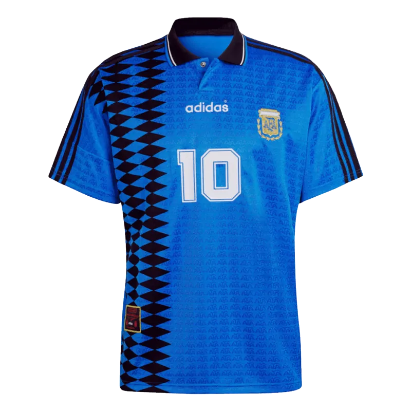 Vintage Soccer Jersey #10 Argentina Away 1994