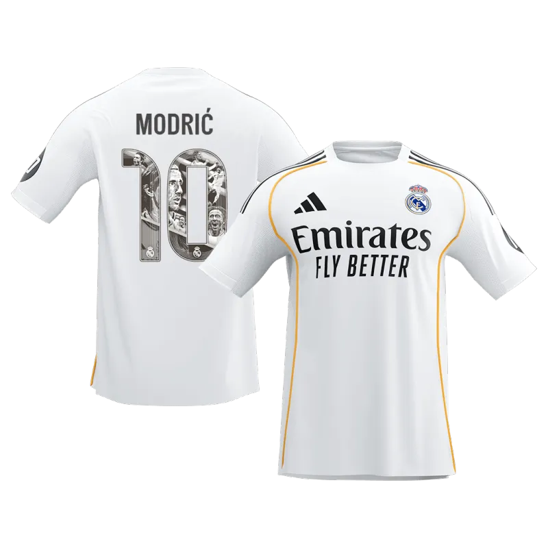 MODRIĆ Special #10 Real Madrid Home Soccer Jersey 2025/26