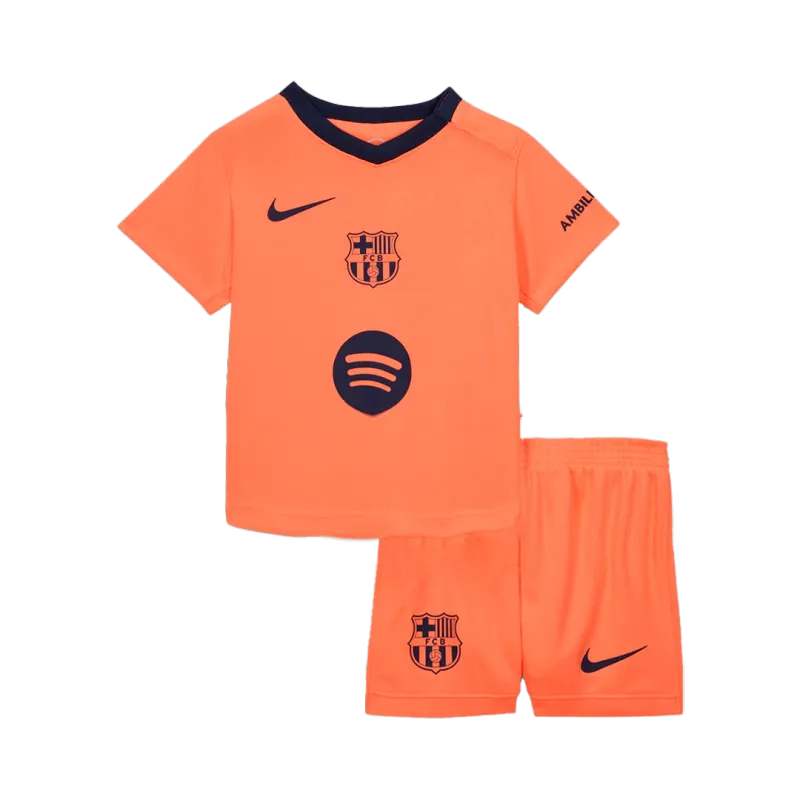 Barcelona Third Away Kids Soccer Jerseys Kit 2025/26