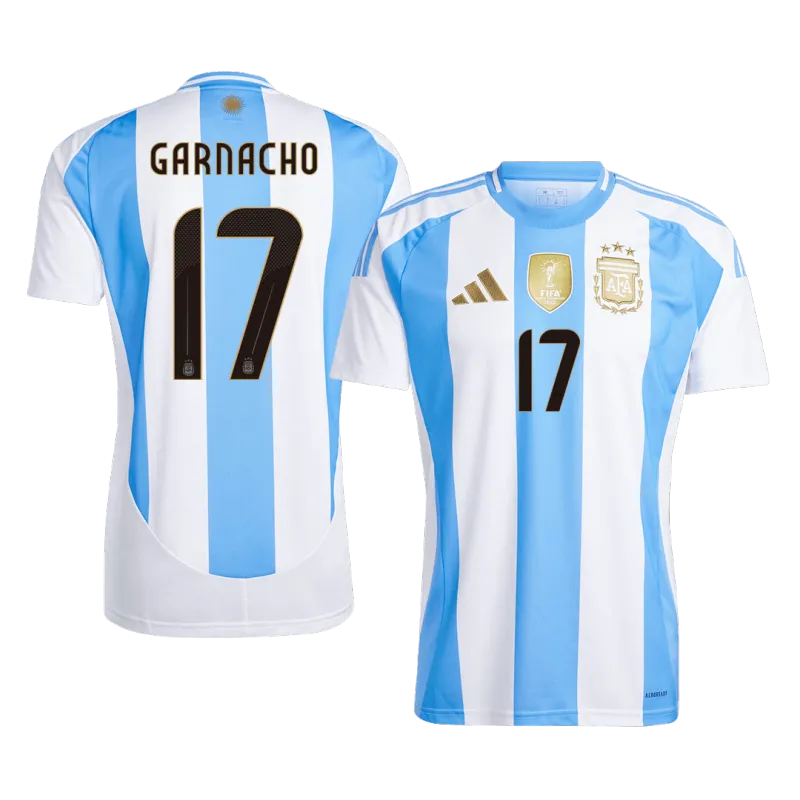 GARNACHO #17 Argentina Home Soccer Jersey 2024