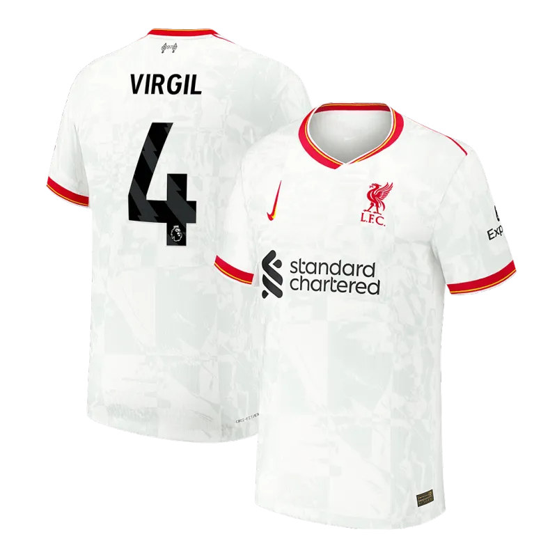 VIRGIL #4 Liverpool Third Away Authentic Soccer Jersey 2024/25