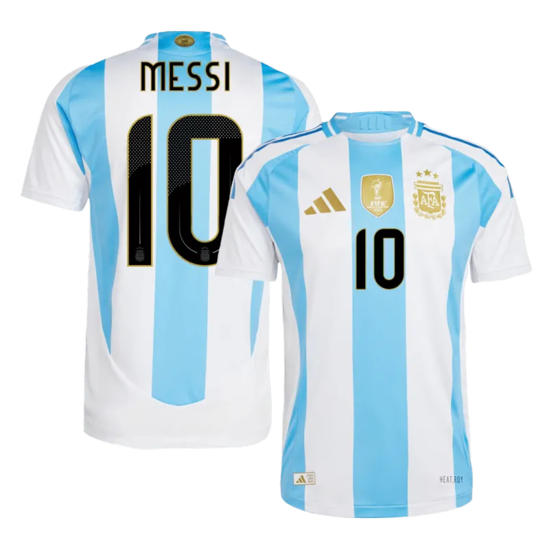 MESSI #10 Argentina Home Authentic Soccer Jersey 2024