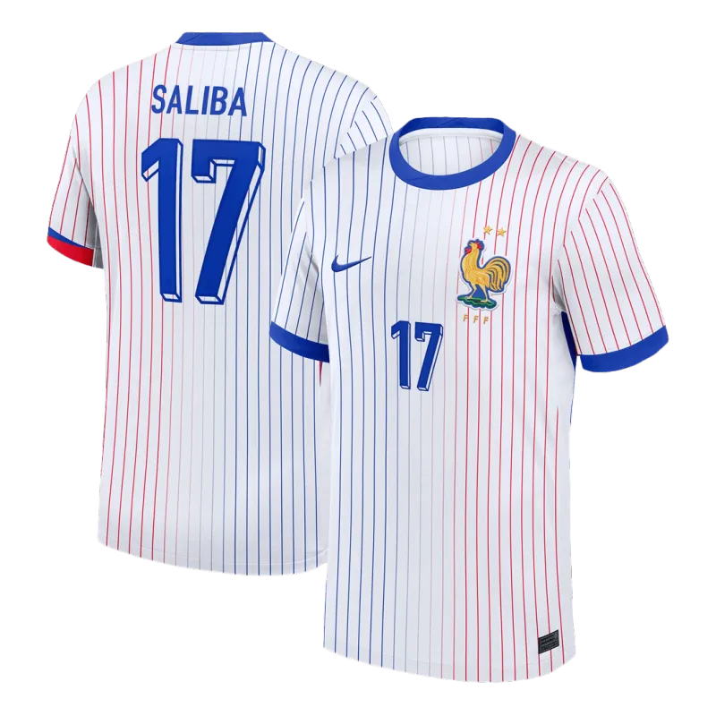 SALIBA #17 France Away Soccer Jersey 2024