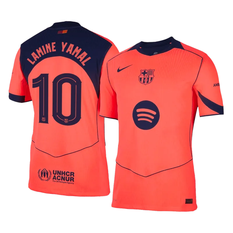 LAMINE YAMAL #10 Barcelona Third Away Authentic Soccer Jersey 2025/26 – UCL