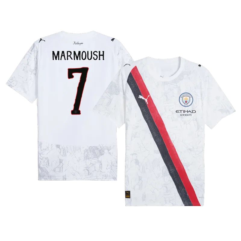 MARMOUSH #7 Manchester City KidSuper Soccer Jersey 2025/26 – Club World Cup