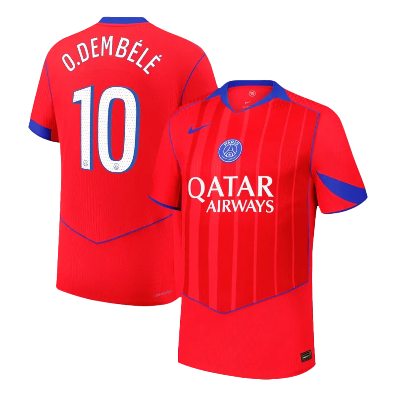 O.DEMBÉLÉ #10 PSG Third Away Authentic Soccer Jersey 2025/26