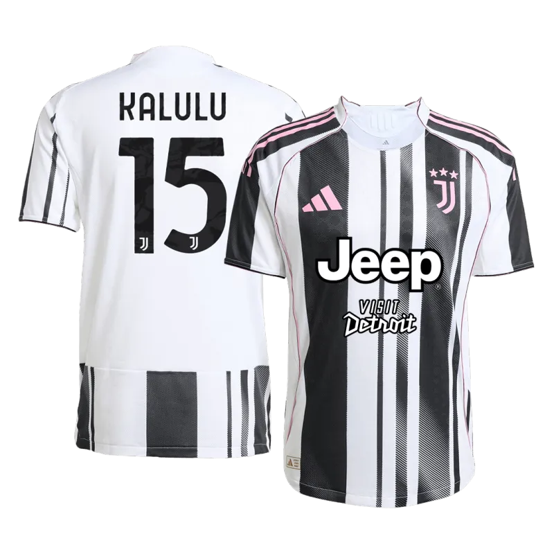 KALULU #15 Juventus Home Authentic Soccer Jersey 2025/26