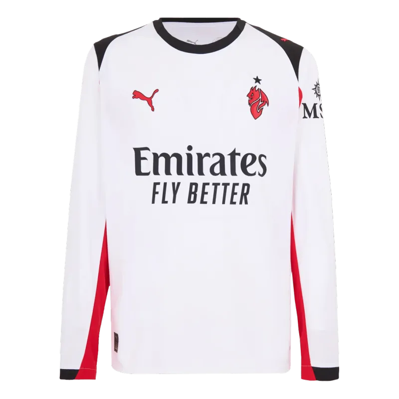 AC Milan Away Long Sleeve Soccer Jersey 2025/26