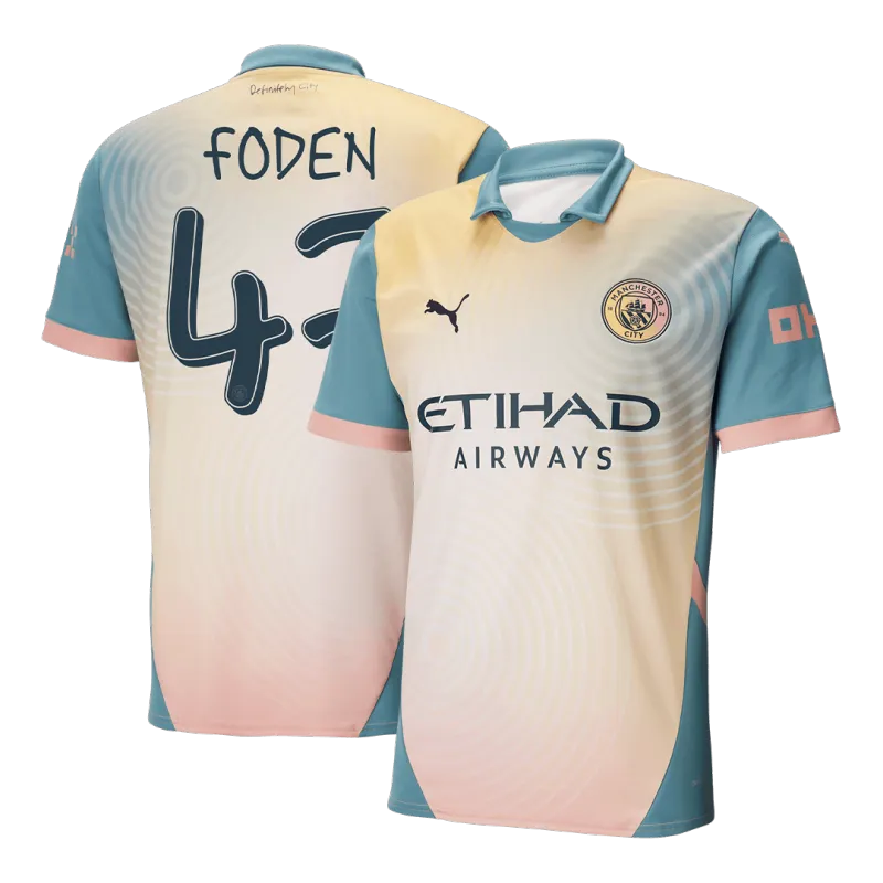 FODEN #47 Manchester City Fourth Away Soccer Jersey 2024/25 – Definitely City