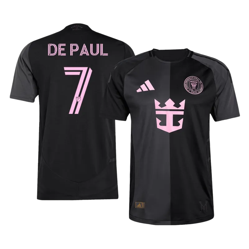 DE PAUL #7 Inter Miami CF Away Authentic Soccer Jersey 2025