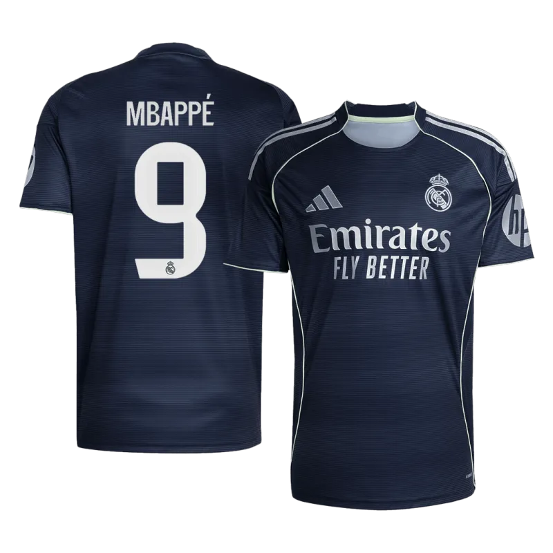 MBAPPÉ #9 Real Madrid Away Soccer Jersey 2025/26