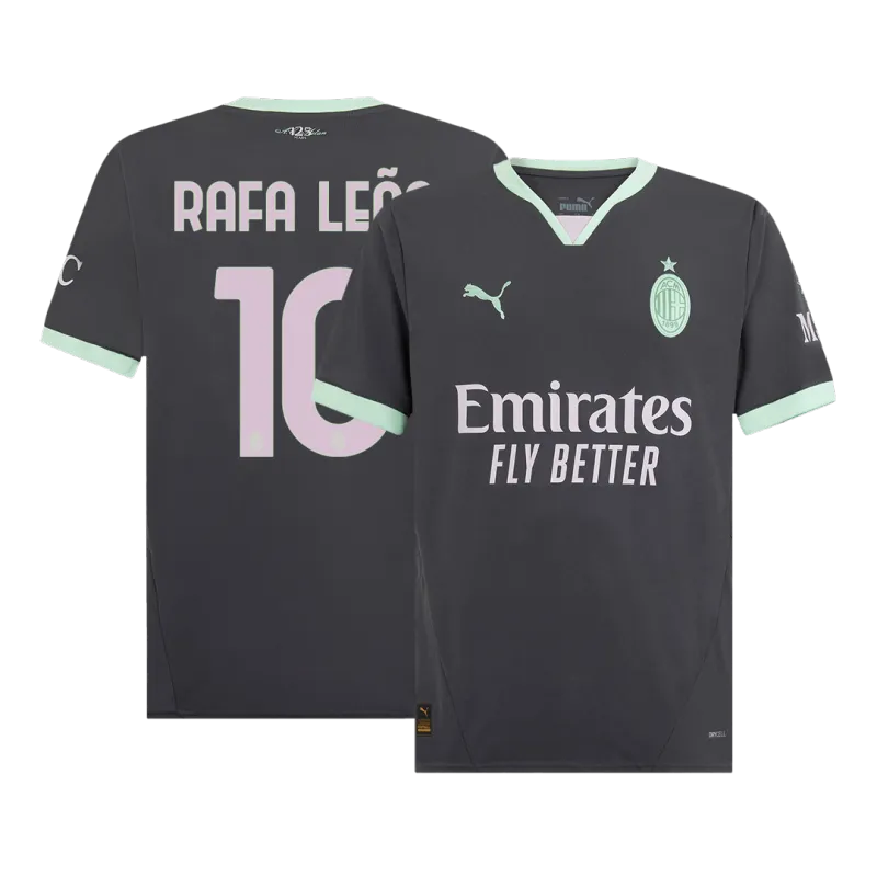 RAFA LEÃO #10 AC Milan Third Away Soccer Jersey 2024/25
