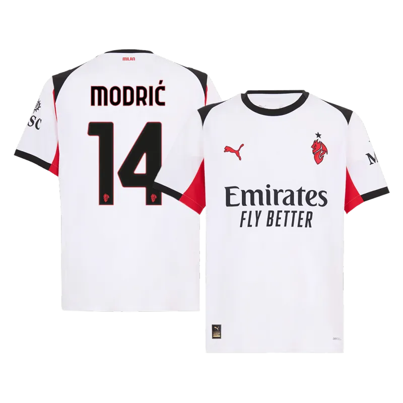 MODRIĆ #14 AC Milan Away Soccer Jersey 2025/26