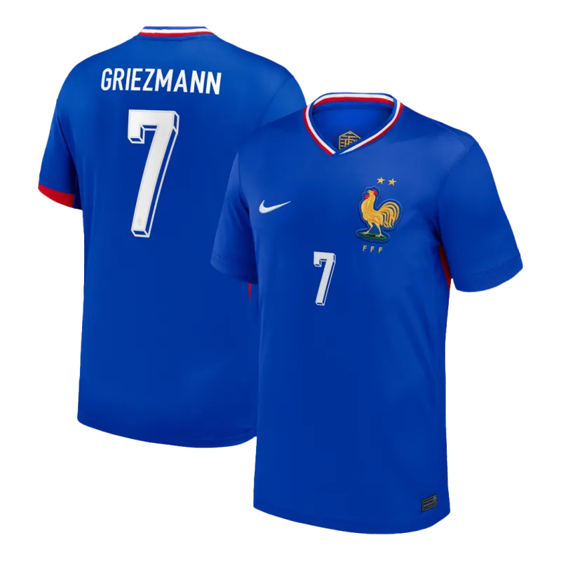 GRIEZMANN #7 France Home Soccer Jersey 2024