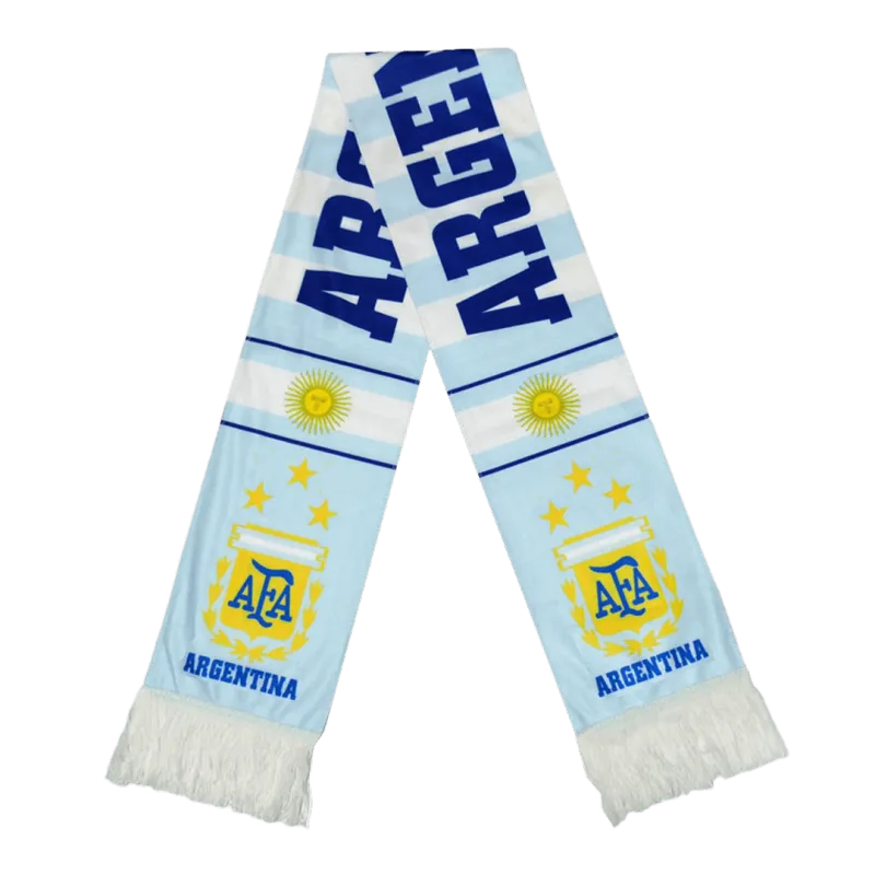 Argentina Soccer Scarf Blue