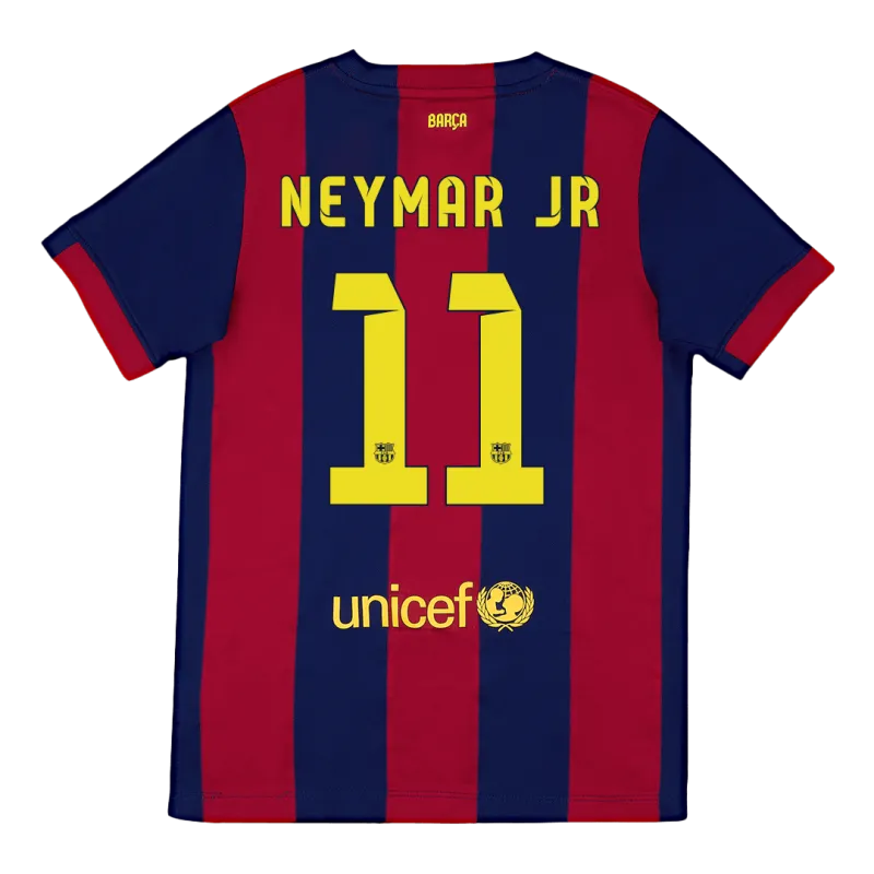 Vintage Soccer Jersey NEYMAR JR #11 Barcelona Home 2014/15