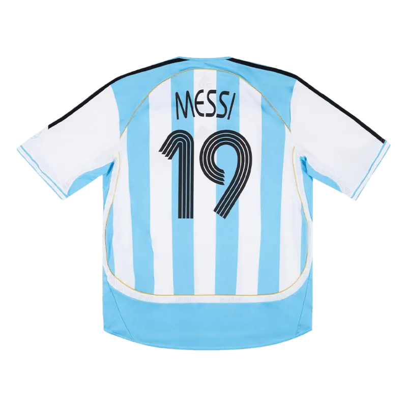 Vintage Soccer Jersey MESSI #19 Argentina Home 2006