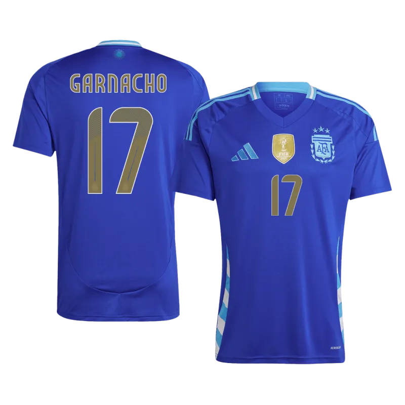GARNACHO #17 Argentina Away Soccer Jersey 2024