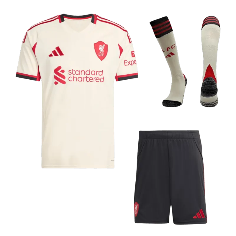 Liverpool Away Jerseys Kit 2025/26