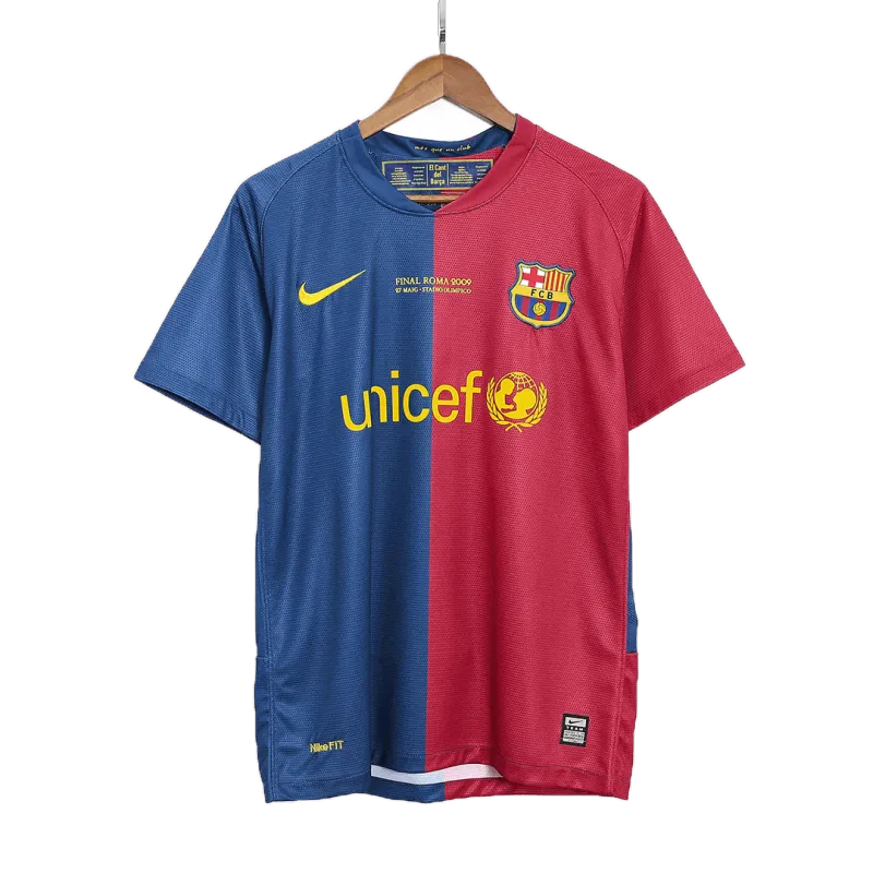 Vintage Soccer Shirts Barcelona Home 2008/09 – UCL Final