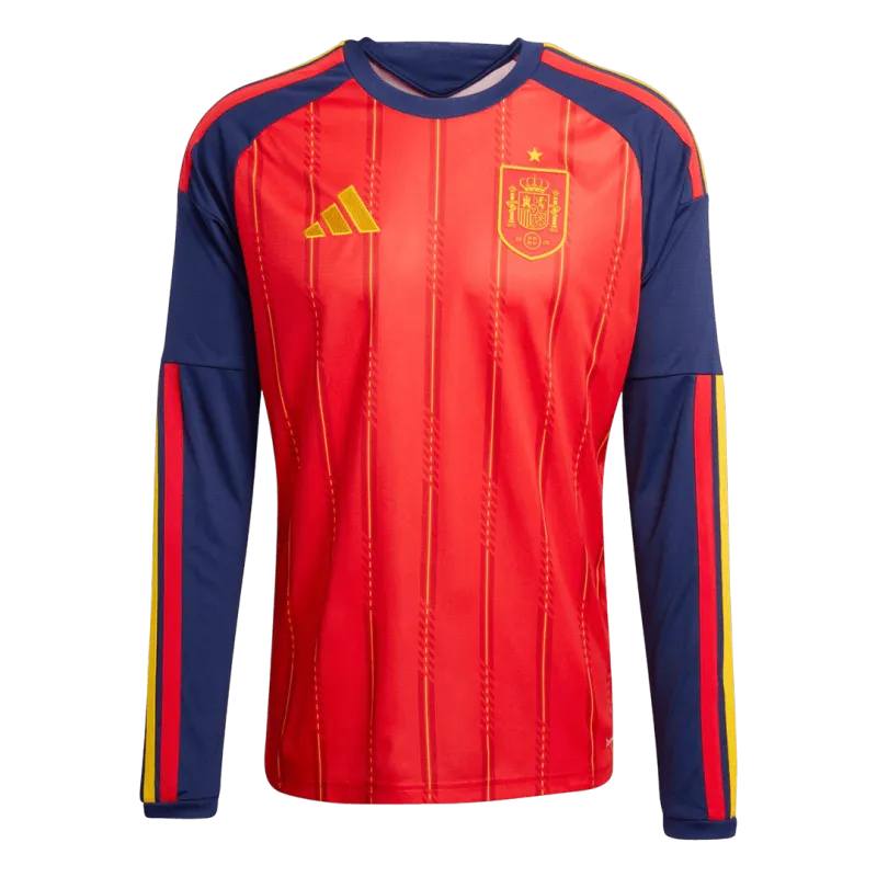 Spain Home Long Sleeve Jersey World Cup 2026