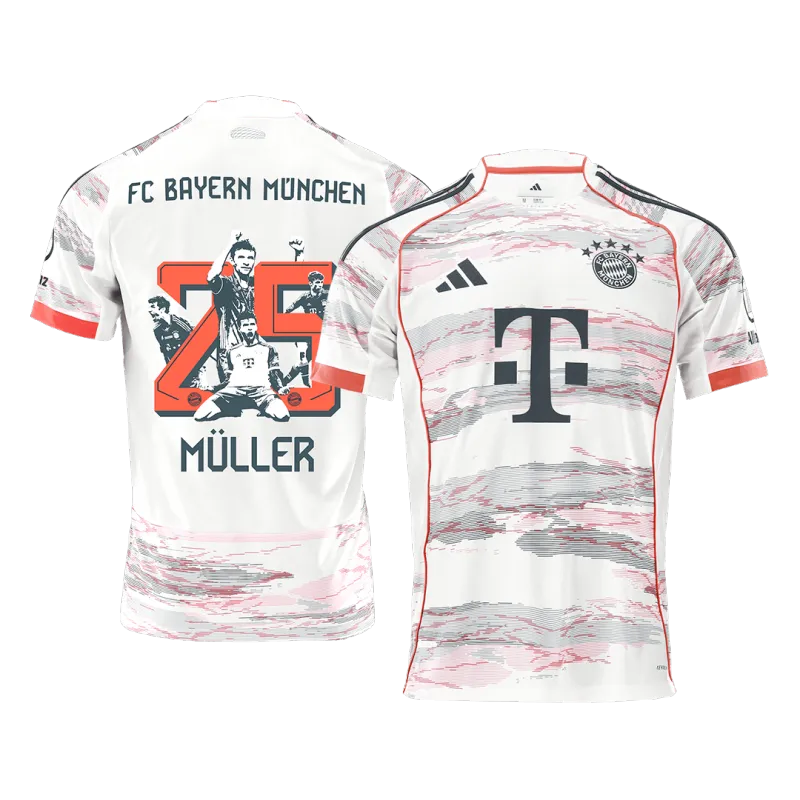 MÜLLER Special #25 Bayern Munich Away Special Soccer Jersey 2025/26