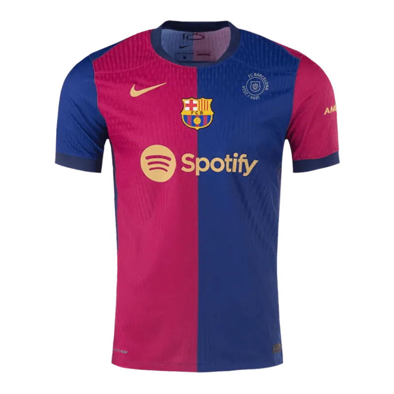 Barcelona Home Authentic Soccer Jersey 2024/25 – 125th Anniversary