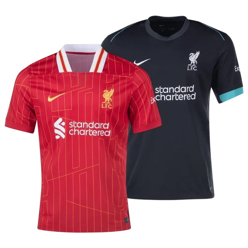Liverpool Home Jersey 24/25 & Liverpool Away Jersey 24/25