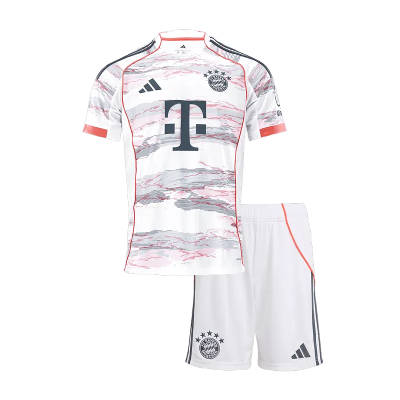 Bayern Munich Away Kids Soccer Jerseys Kit 2025/26