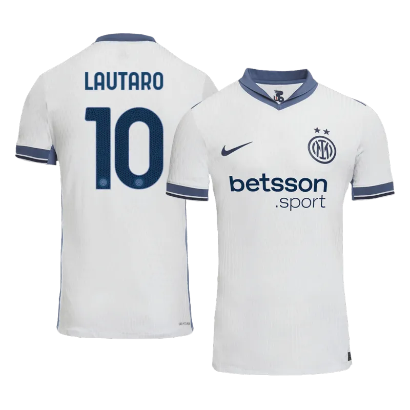 LAUTARO #10 Inter Milan Away Authentic Soccer Jersey 2024/25