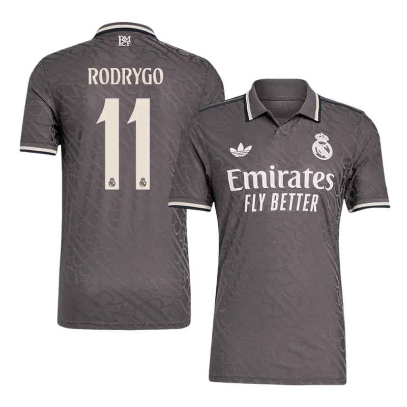 RODRYGO #11 Real Madrid Third Away Authentic Soccer Jersey 2024/25
