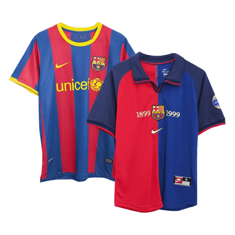 Vintage Jersey Barcelona Home 2010/11 & Vintage Jersey Barcelona Home 1999/00