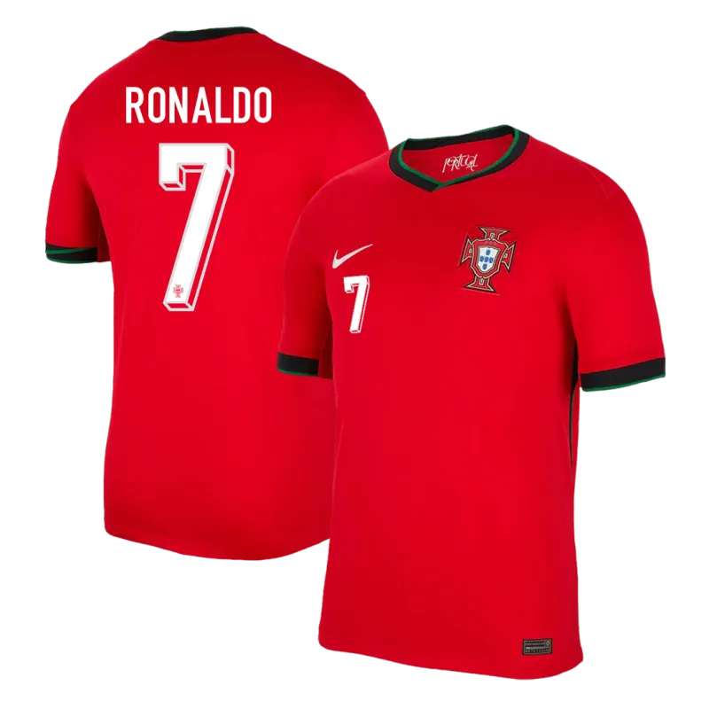 RONALDO #7 Portugal Home Soccer Jersey EURO 2024