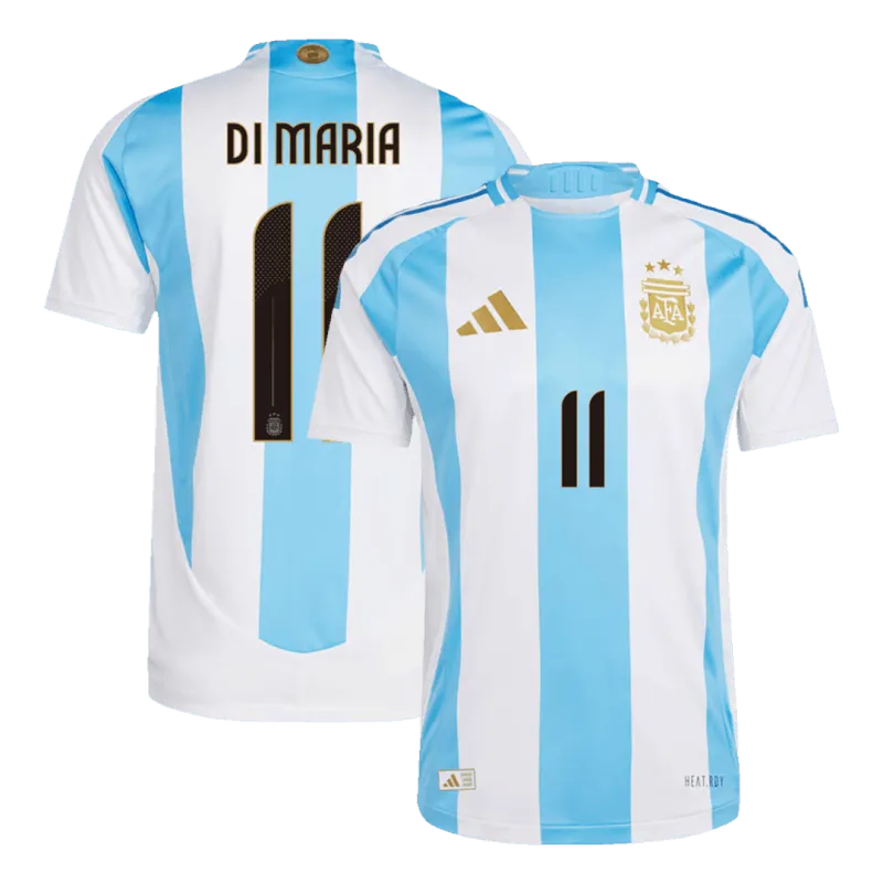 DI MARIA #11 Argentina Home Authentic Soccer Jersey 2024