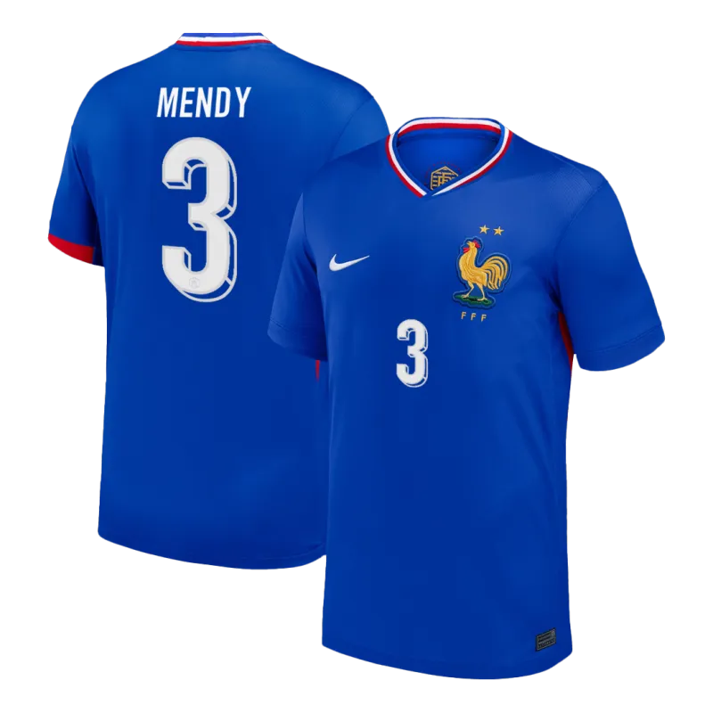 MENDY #3 France Home Soccer Jersey 2024