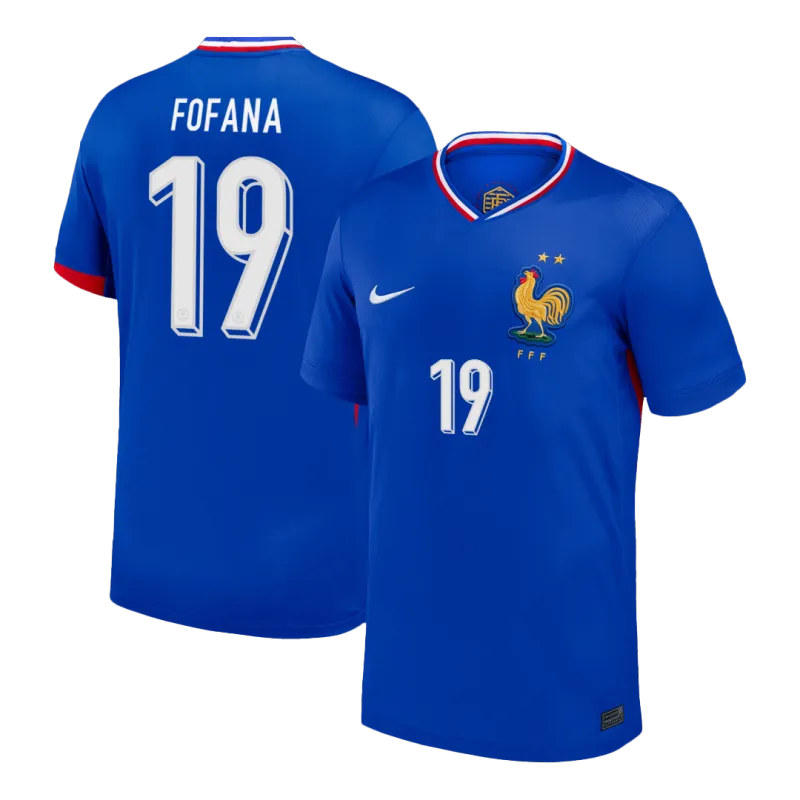 FOFANA #19 France Home Soccer Jersey 2024
