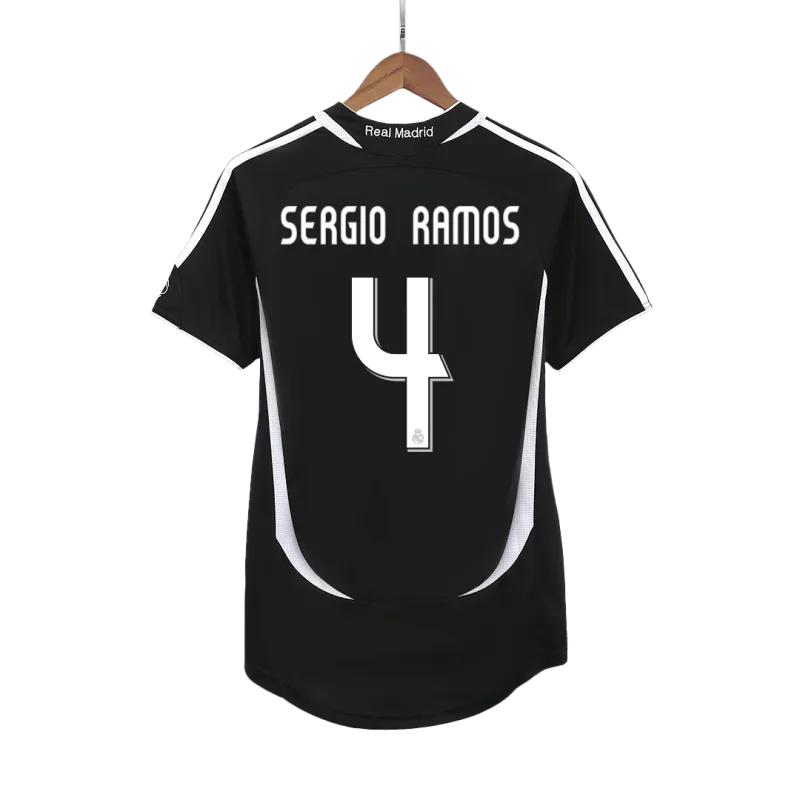 Vintage Soccer Jersey SERGIO RAMOS #4 Real Madrid Away 2006/07