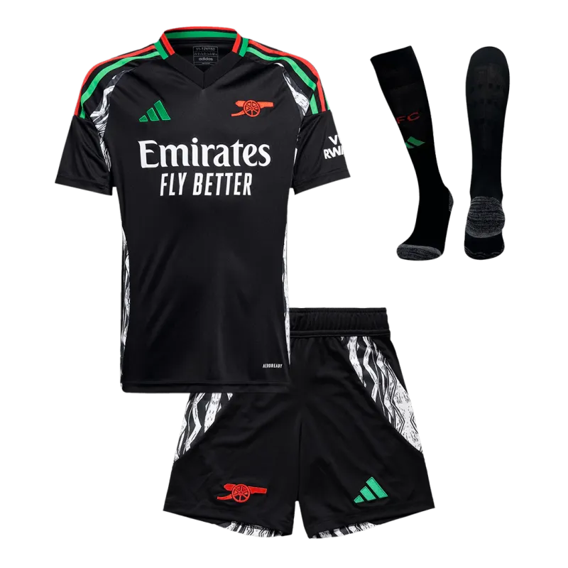 Arsenal Away Kids Soccer Jerseys Full Kit 2024/25