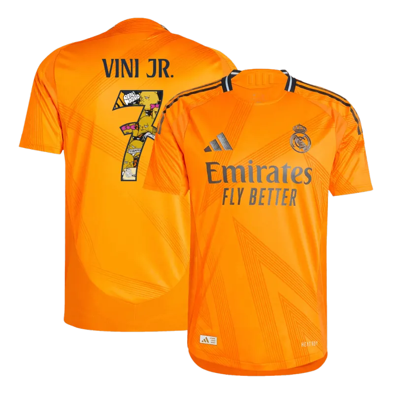 VINI JR. #7 Real Madrid Away Authentic Soccer Jersey 2024/25