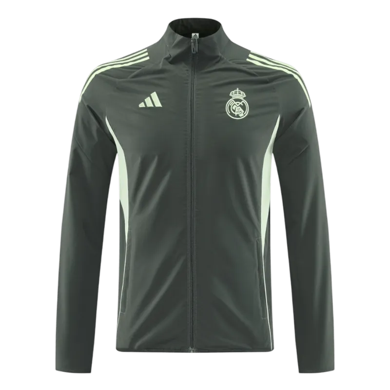 Real Madrid Windbreaker Jacket 2025/26 – Dark Green