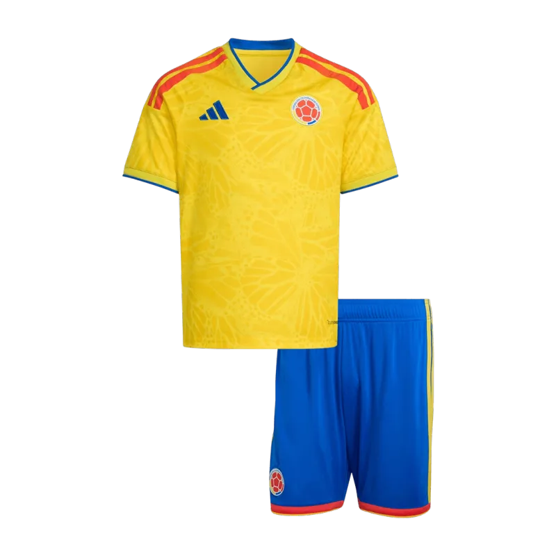Colombia Home World Cup Kids Soccer Jerseys Kit 2026